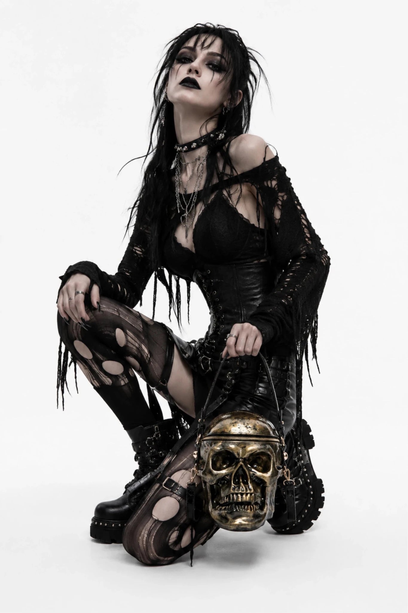 Ash Skull Bag (Bronze) - Thestillmoving.com