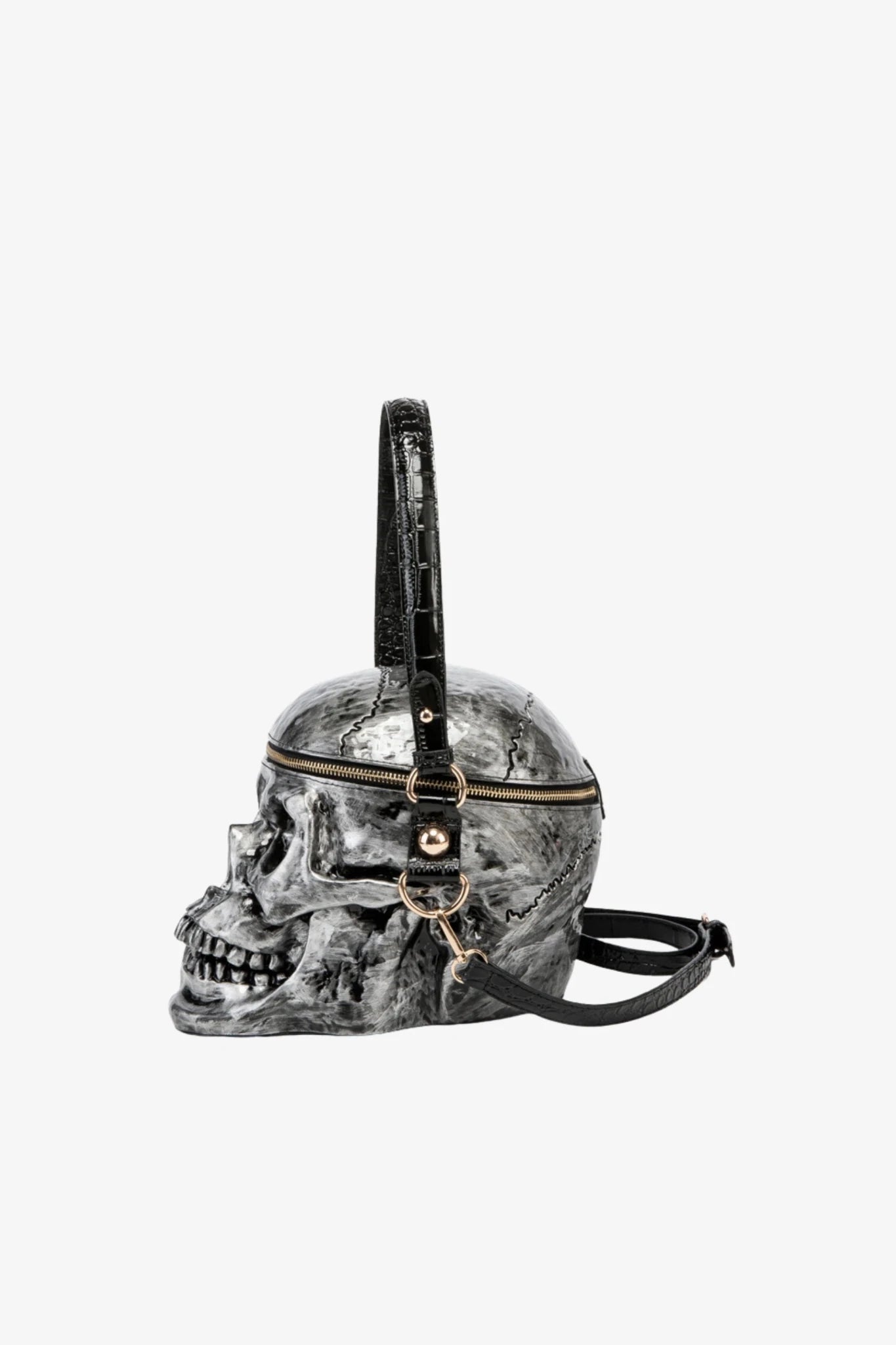 Ash Skull Bag (Silver) - Thestillmoving.com