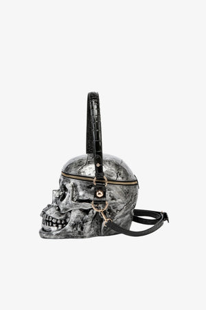 Ash Skull Bag (Silver) - Thestillmoving.com