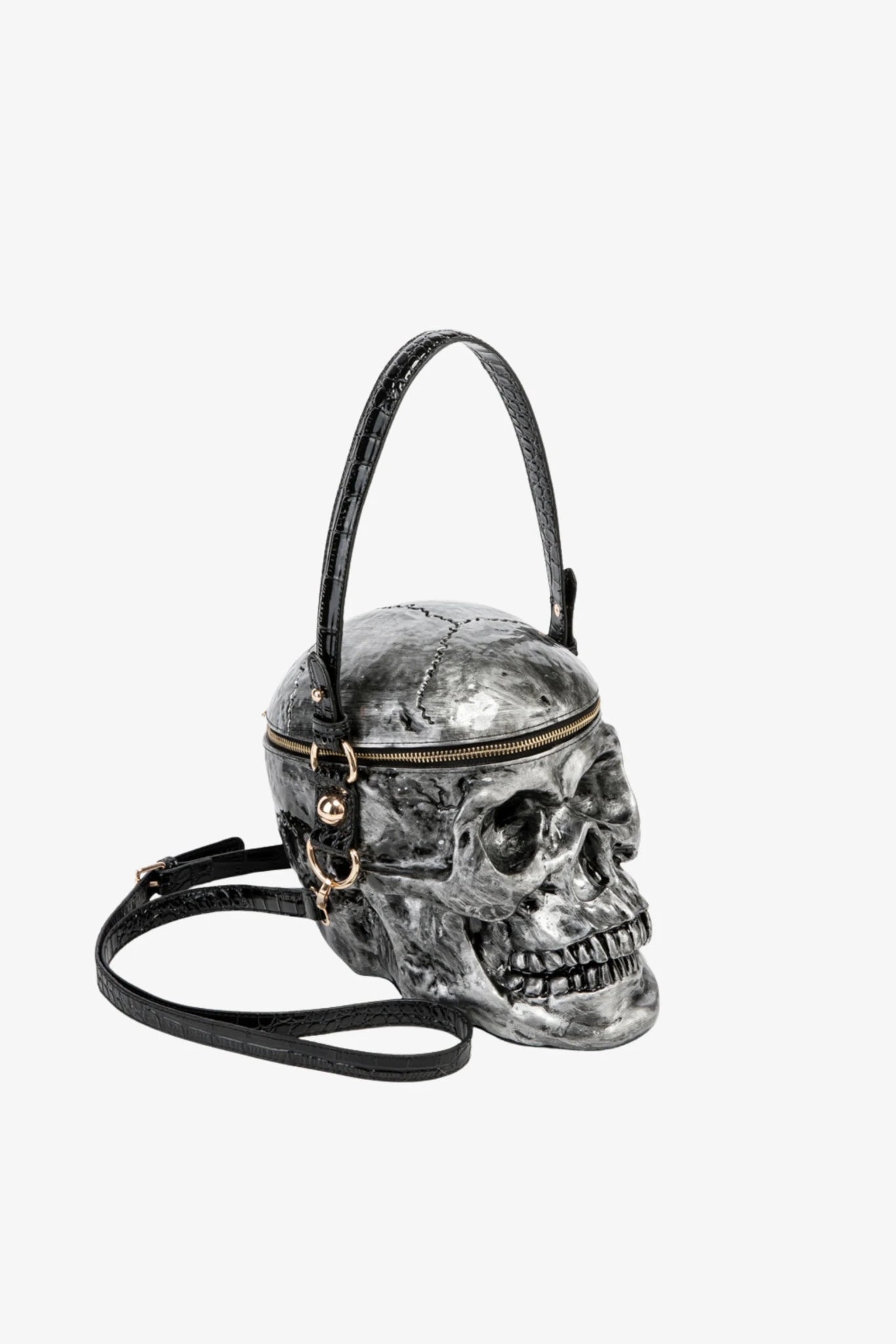 Ash Skull Bag (Silver) - Thestillmoving.com