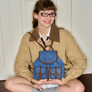 Blue Sky Stitch Backpack - Thestillmoving.com