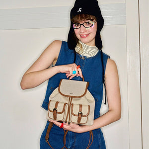 Blue Sky Stitch Backpack - Thestillmoving.com