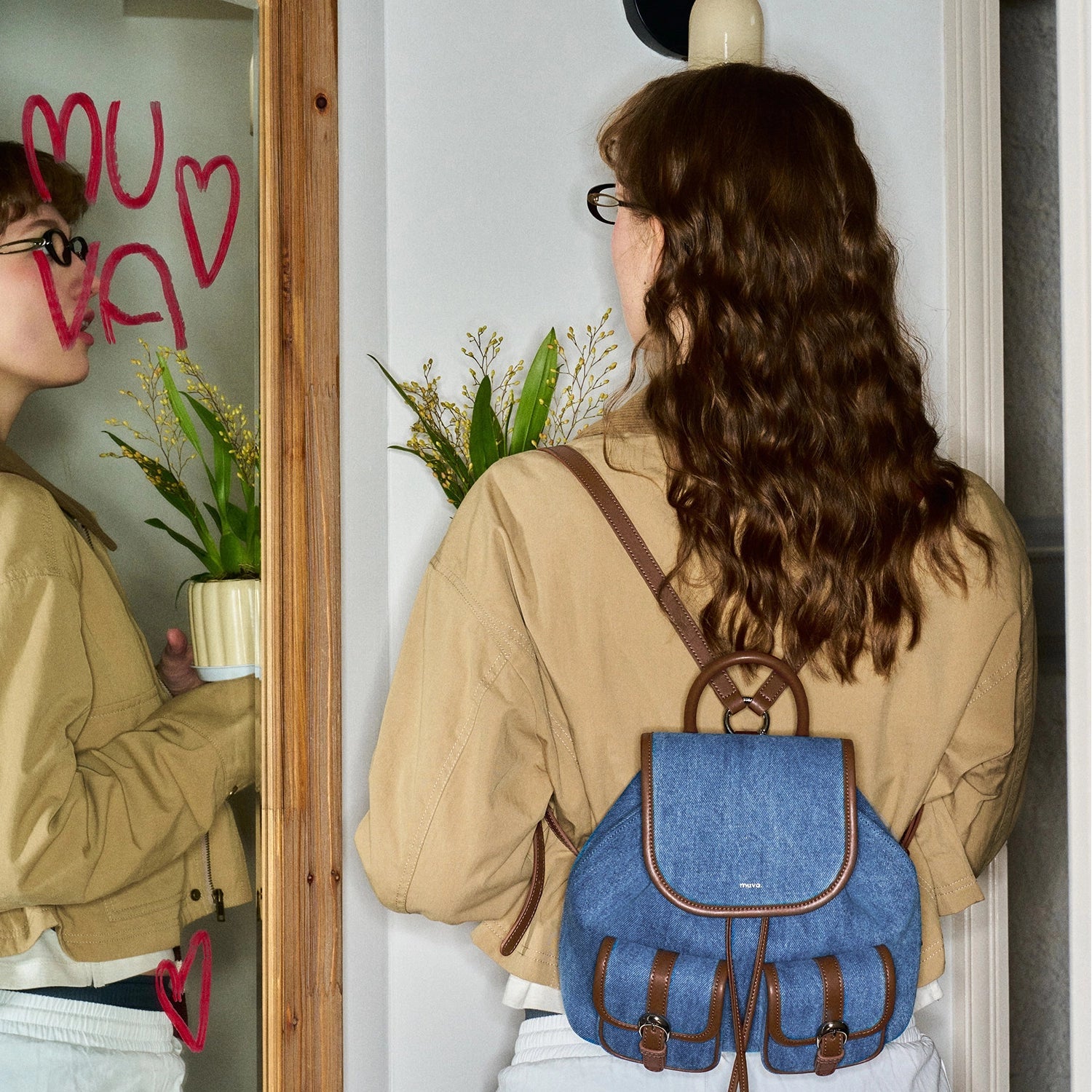 Blue Sky Stitch Backpack - Thestillmoving.com
