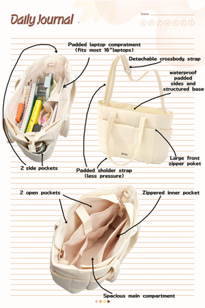 Cloud Convertible Crossbody Tote (Beige) - Thestillmoving.com