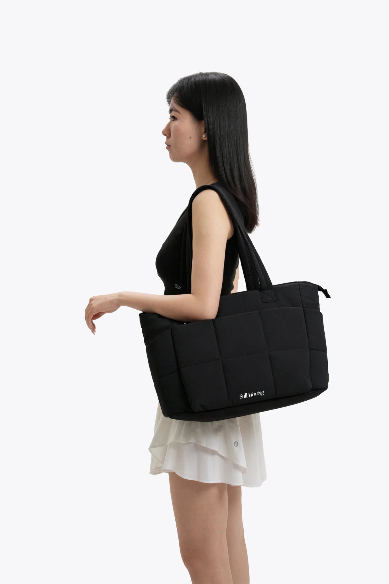 Cloud Convertible Crossbody Tote (Black) - Thestillmoving.com