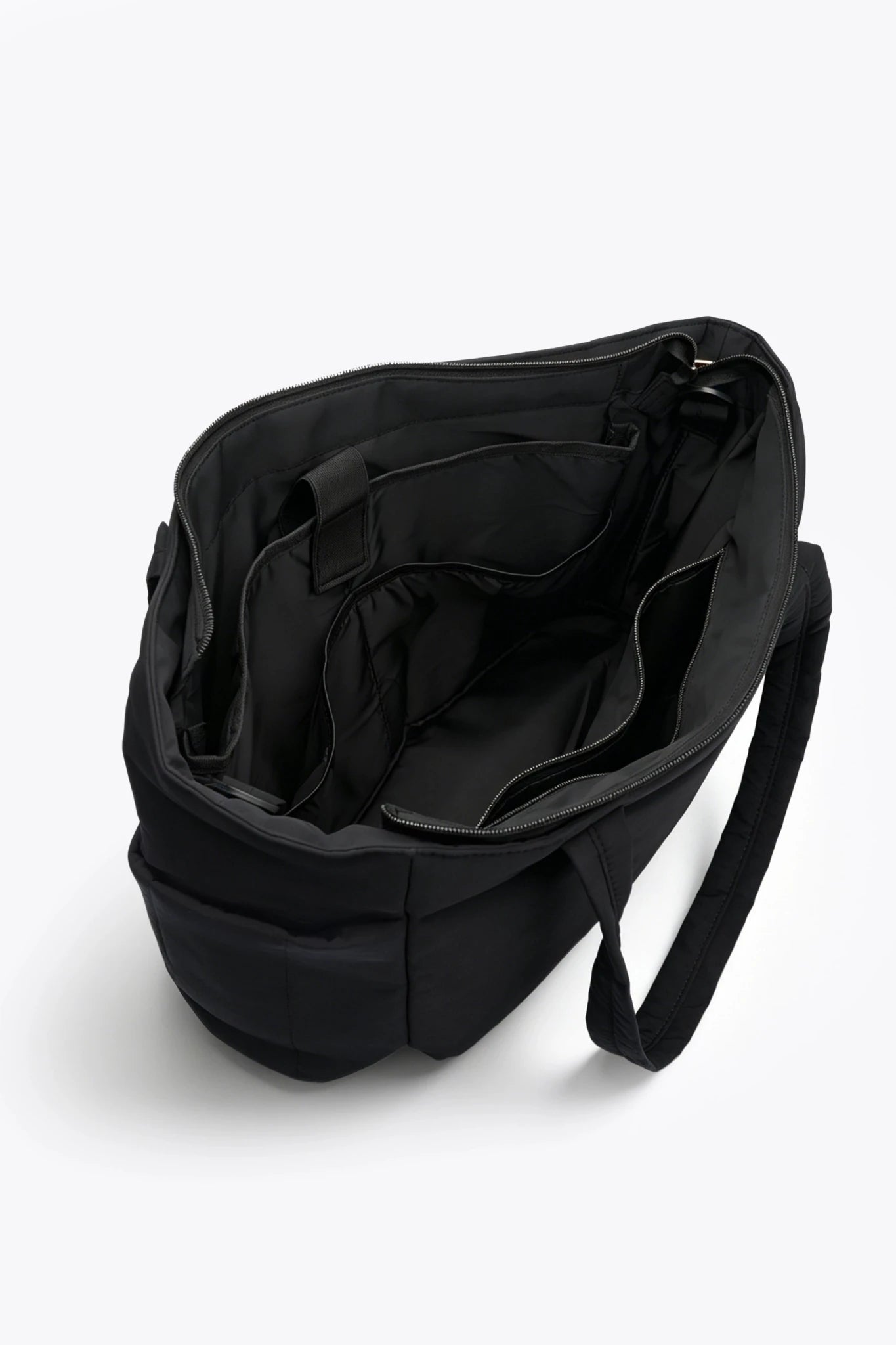Cloud Convertible Crossbody Tote (Black) - Thestillmoving.com
