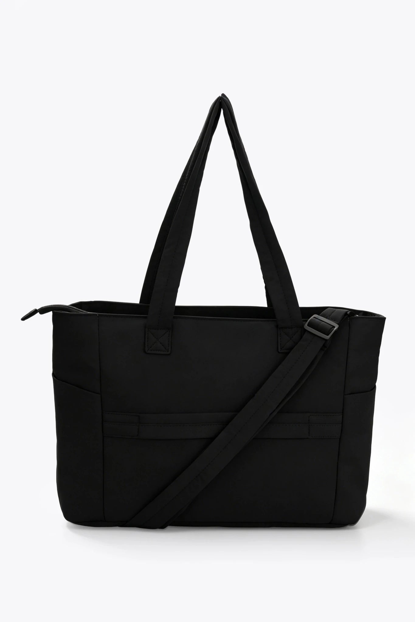 Cloud Convertible Crossbody Tote (Black) - Thestillmoving.com