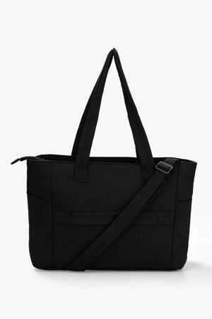 Cloud Convertible Crossbody Tote (Black) - Thestillmoving.com