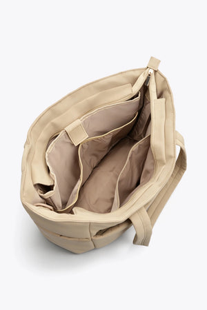 Cloud Convertible Crossbody Tote (Khaki) - Thestillmoving.com