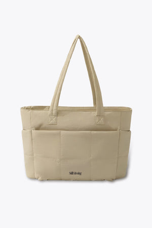 Cloud Convertible Crossbody Tote (Khaki) - Thestillmoving.com