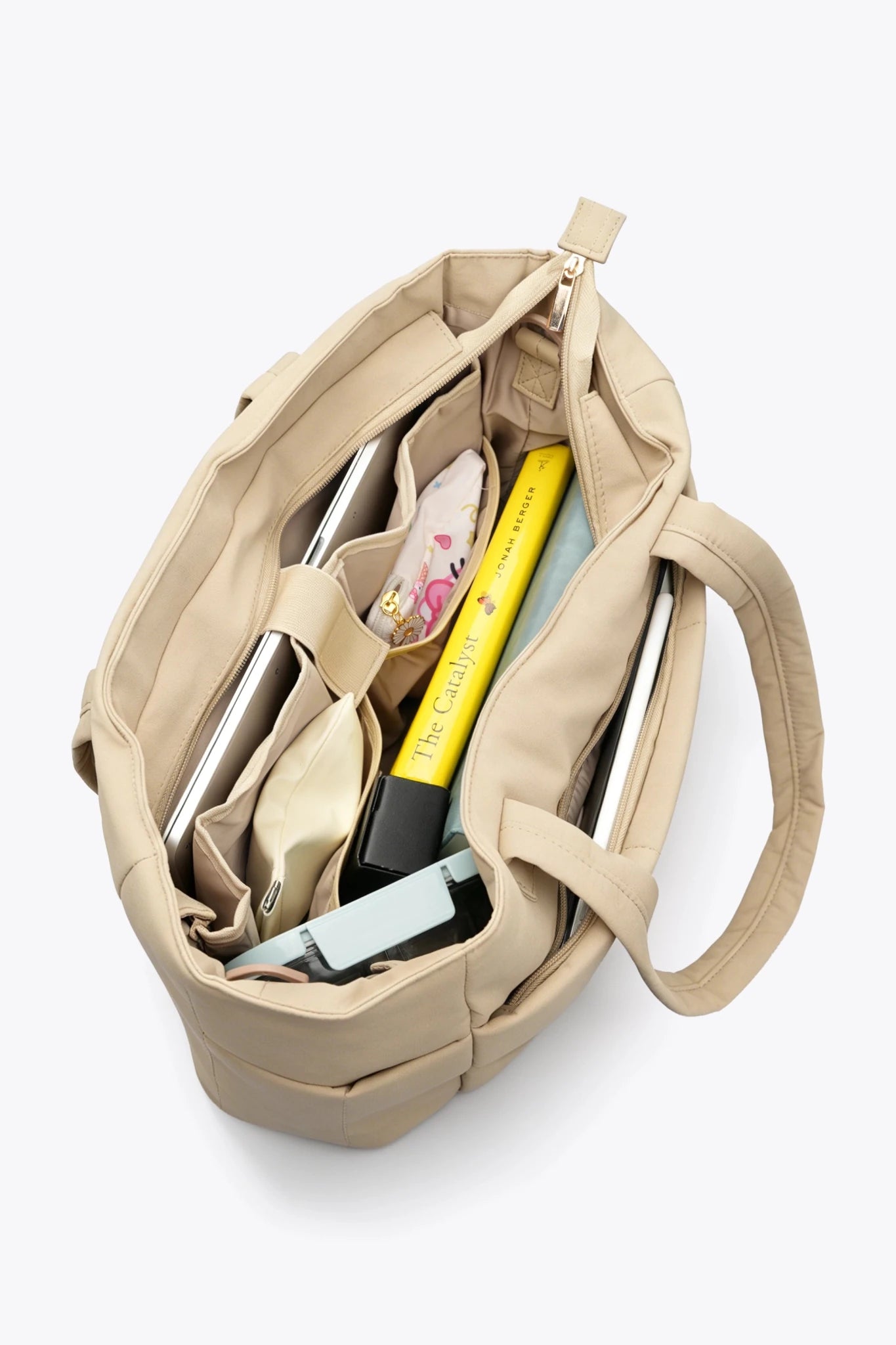 Cloud Convertible Crossbody Tote (Khaki) - Thestillmoving.com