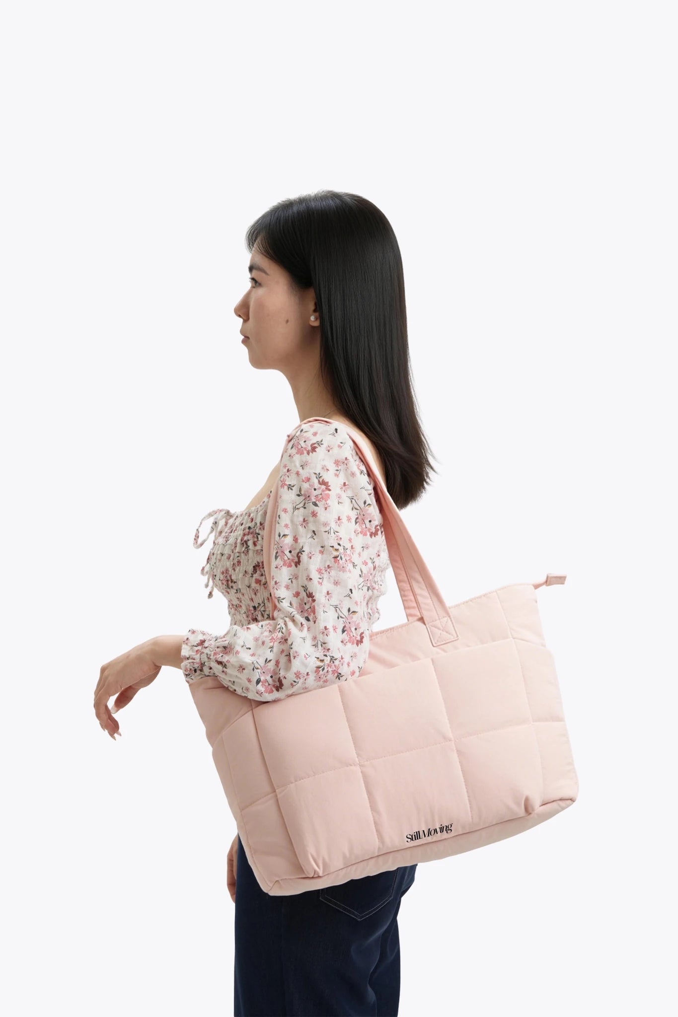 Cloud Convertible Crossbody Tote (Pink) - Thestillmoving.com