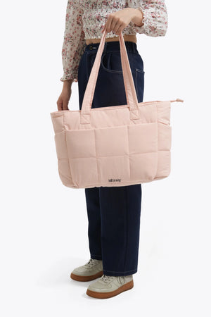 Cloud Convertible Crossbody Tote (Pink) - Thestillmoving.com