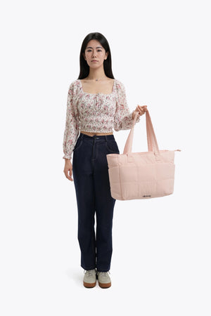 Cloud Convertible Crossbody Tote (Pink) - Thestillmoving.com