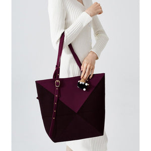 Foldable Tote in Woven Texture Lightweight Carry Bag - Thestillmoving.com