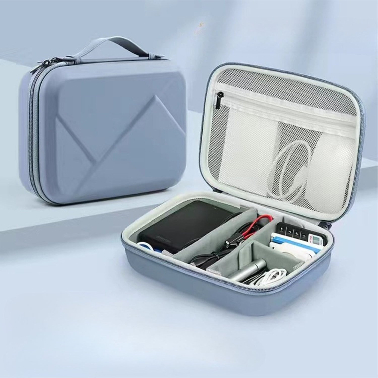 Hard - Shell Everyday Tech Pouch - Thestillmoving.com