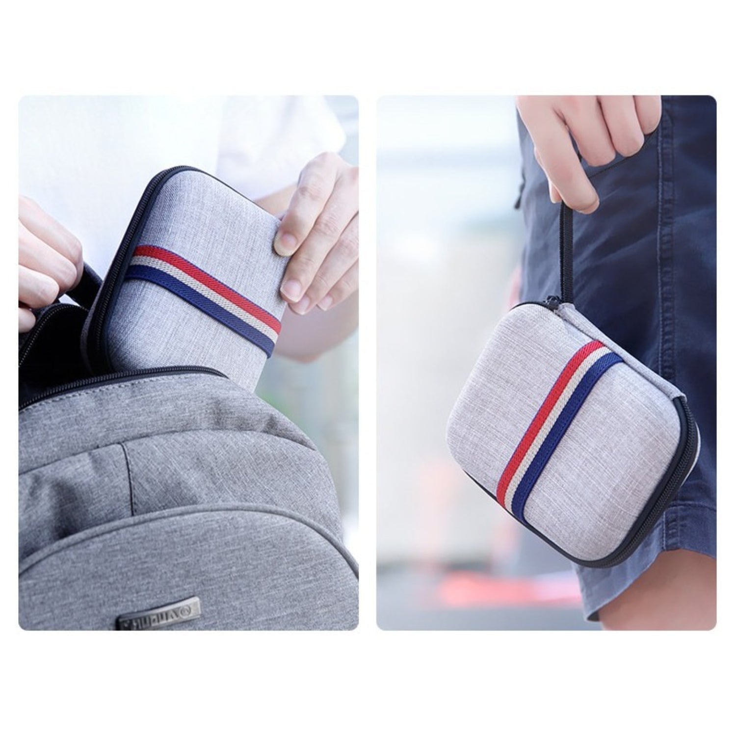 Hard - Shell Structured Tech Pouch - Thestillmoving.com