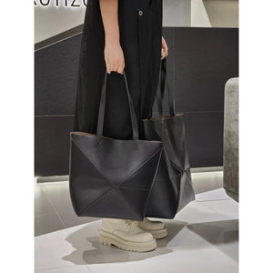 Light Leather Foldable Carry Bag - Thestillmoving.com