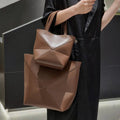 Light Leather Foldable Carry Bag - Thestillmoving.com