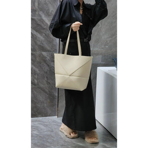 Light Leather Foldable Carry Bag - Thestillmoving.com