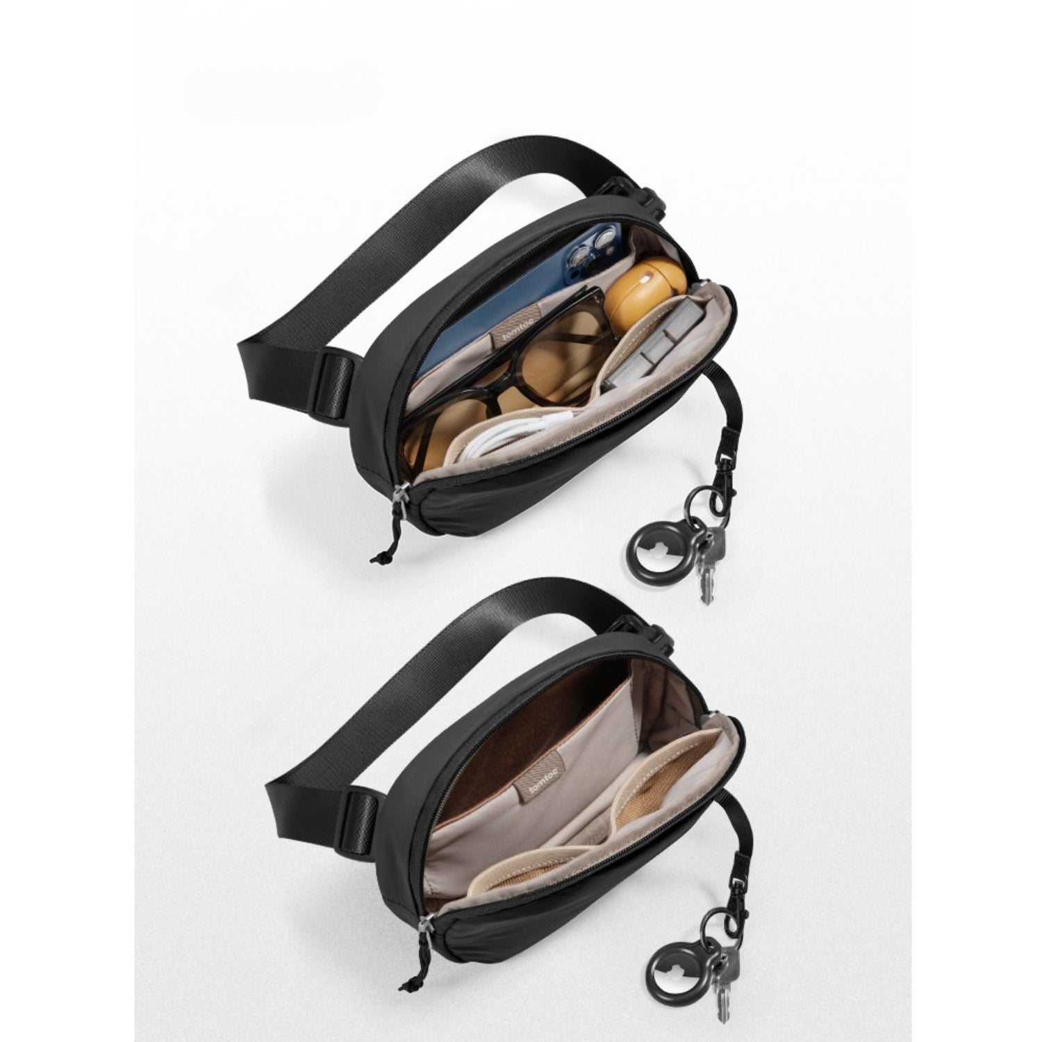 Lightweight Recycled Nylon Small Crossbody Bag for City Life - Thestillmoving.com