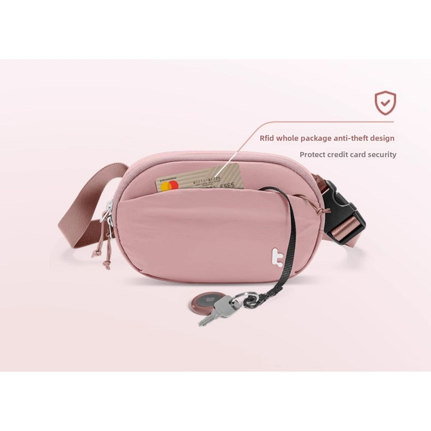 Lightweight Recycled Nylon Small Crossbody Bag for City Life - Thestillmoving.com