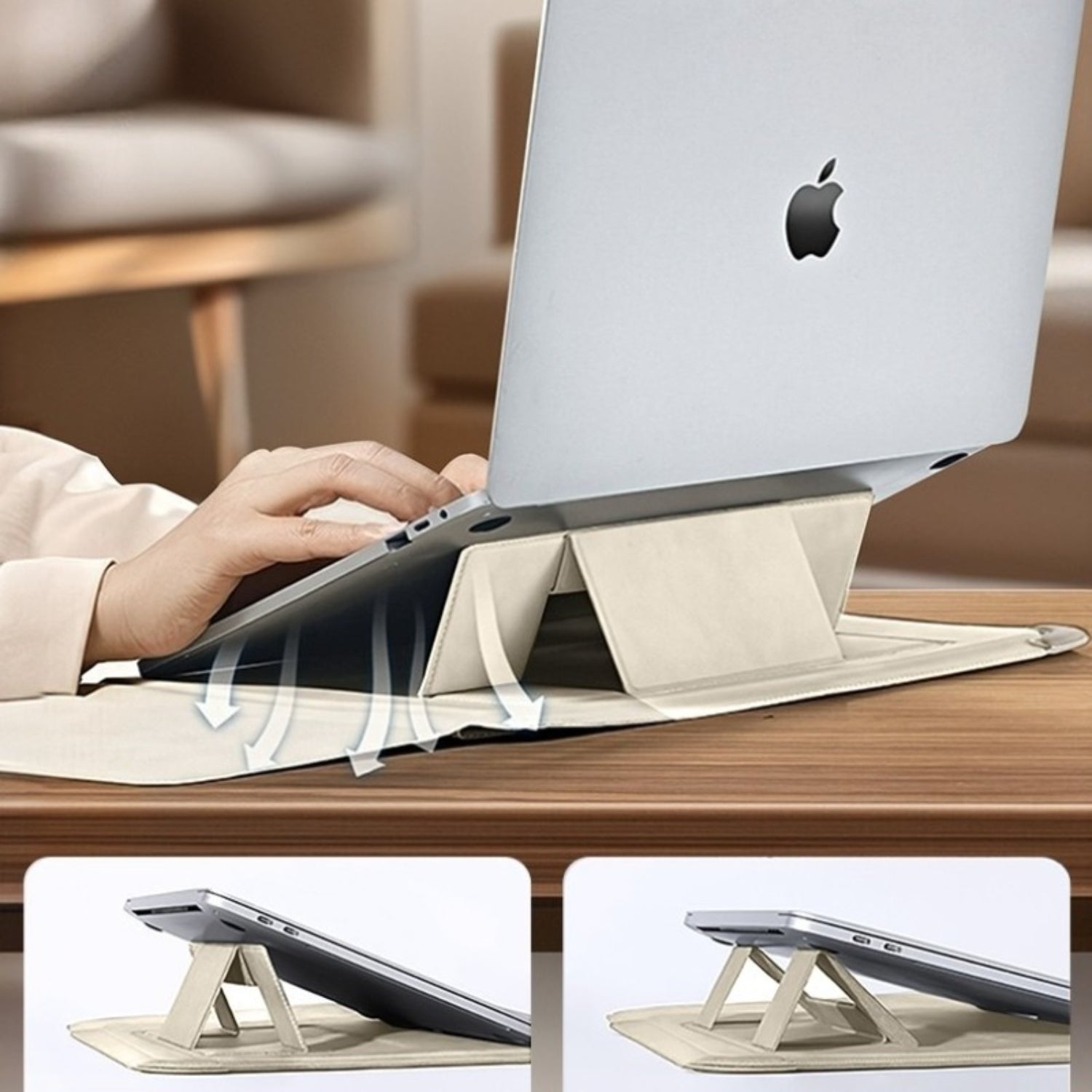 Magnetic snap 3 - in - 1 Laptop Sleeve - Thestillmoving.com