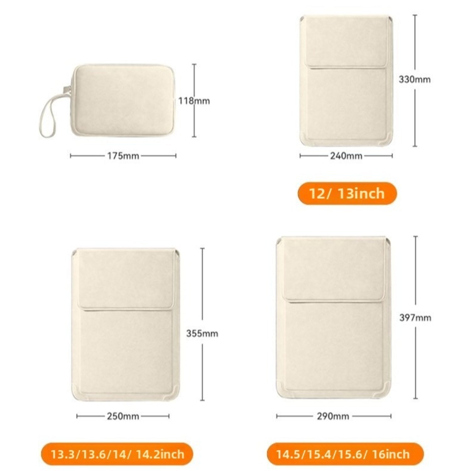 Magnetic snap 3 - in - 1 Laptop Sleeve - Thestillmoving.com