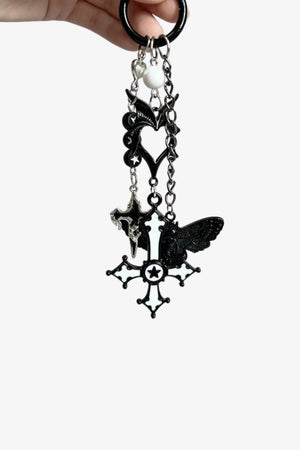 Midnight Cross Bag Charm - Thestillmoving.com
