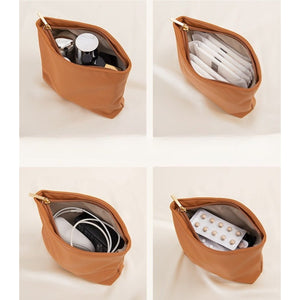 Minimalist Cosmetic Soft PU Personal Pouch - Thestillmoving.com
