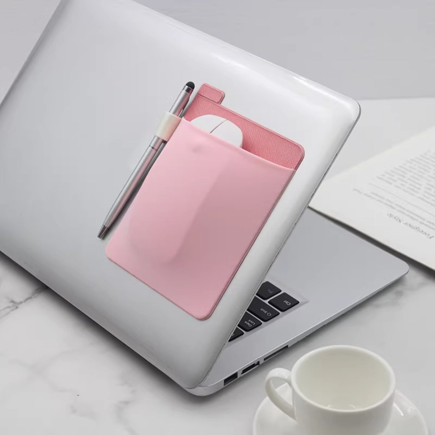 Minimalist Mini Adhesive Digital Tech Pouch - Thestillmoving.com