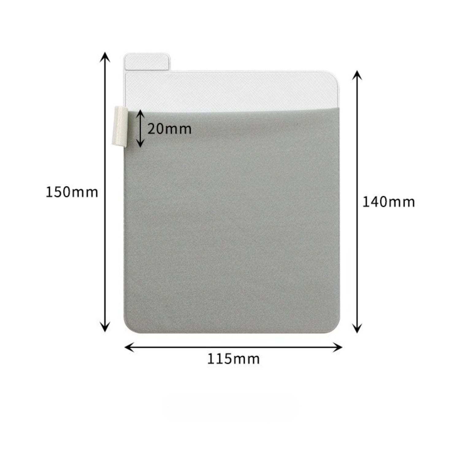 Minimalist Mini Adhesive Digital Tech Pouch - Thestillmoving.com