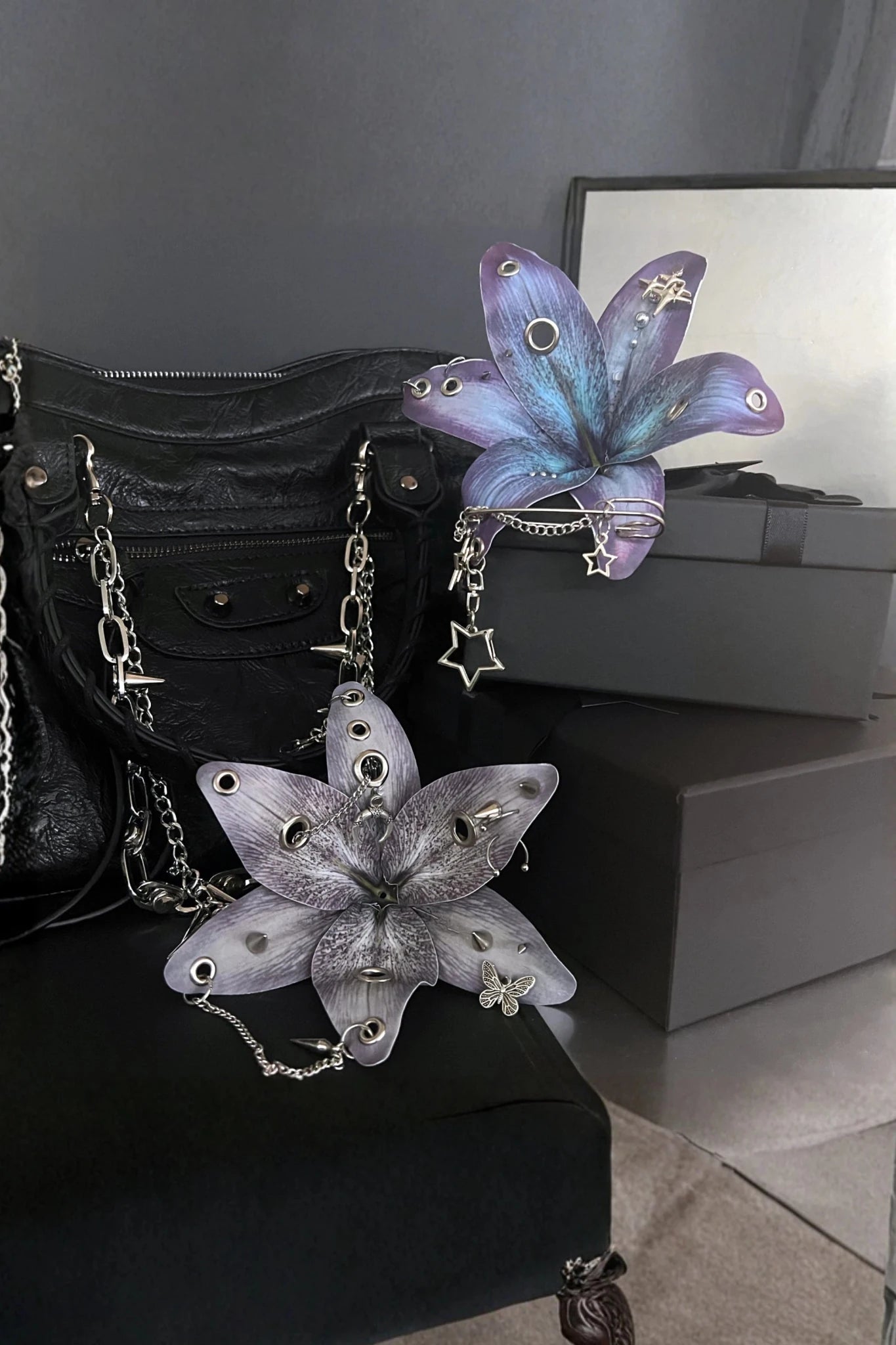 Moon Lily Bag Charm - Thestillmoving.com