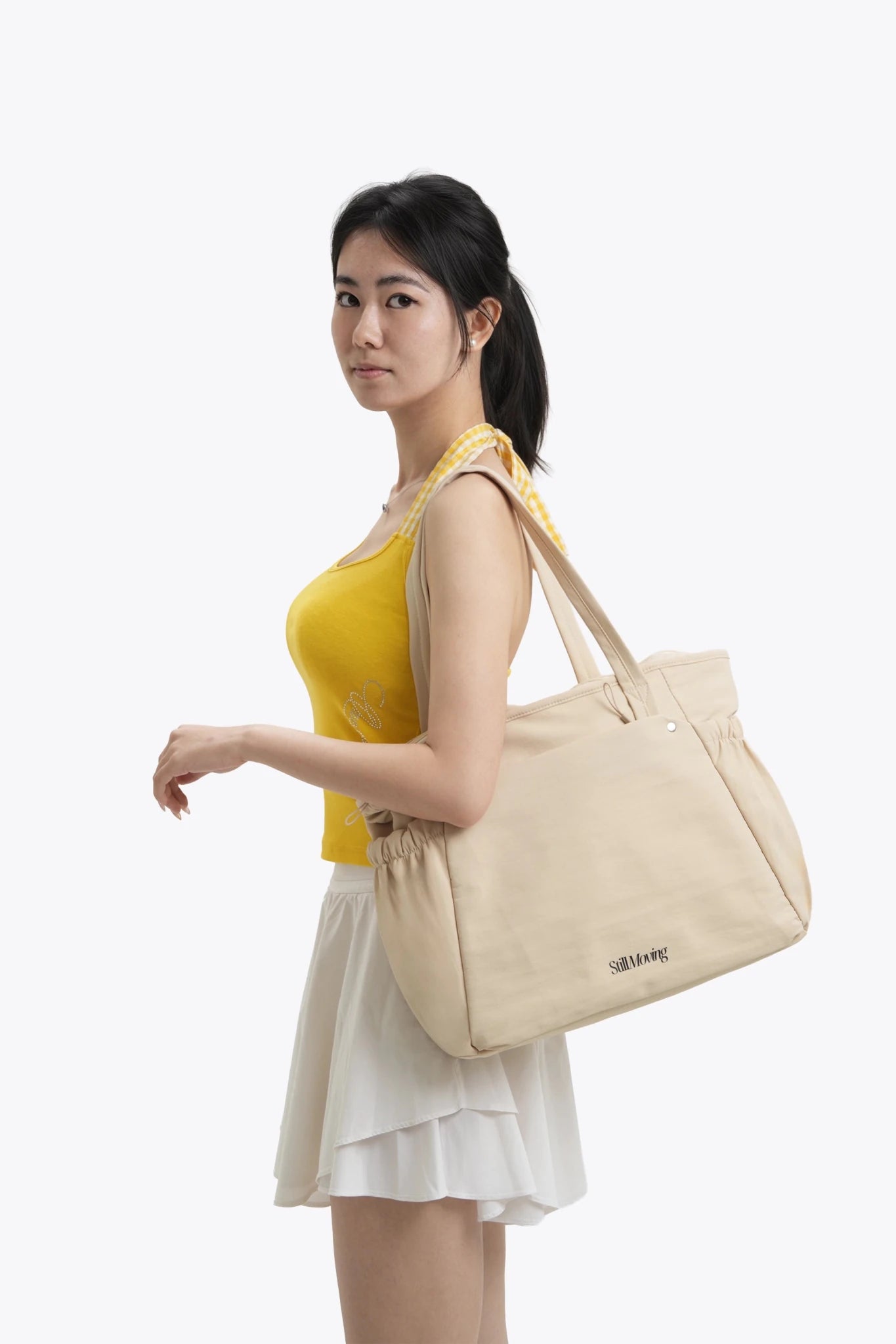 Organized Everyday Tote (Beige) - Thestillmoving.com