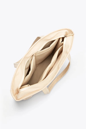 Organized Everyday Tote (Beige) - Thestillmoving.com