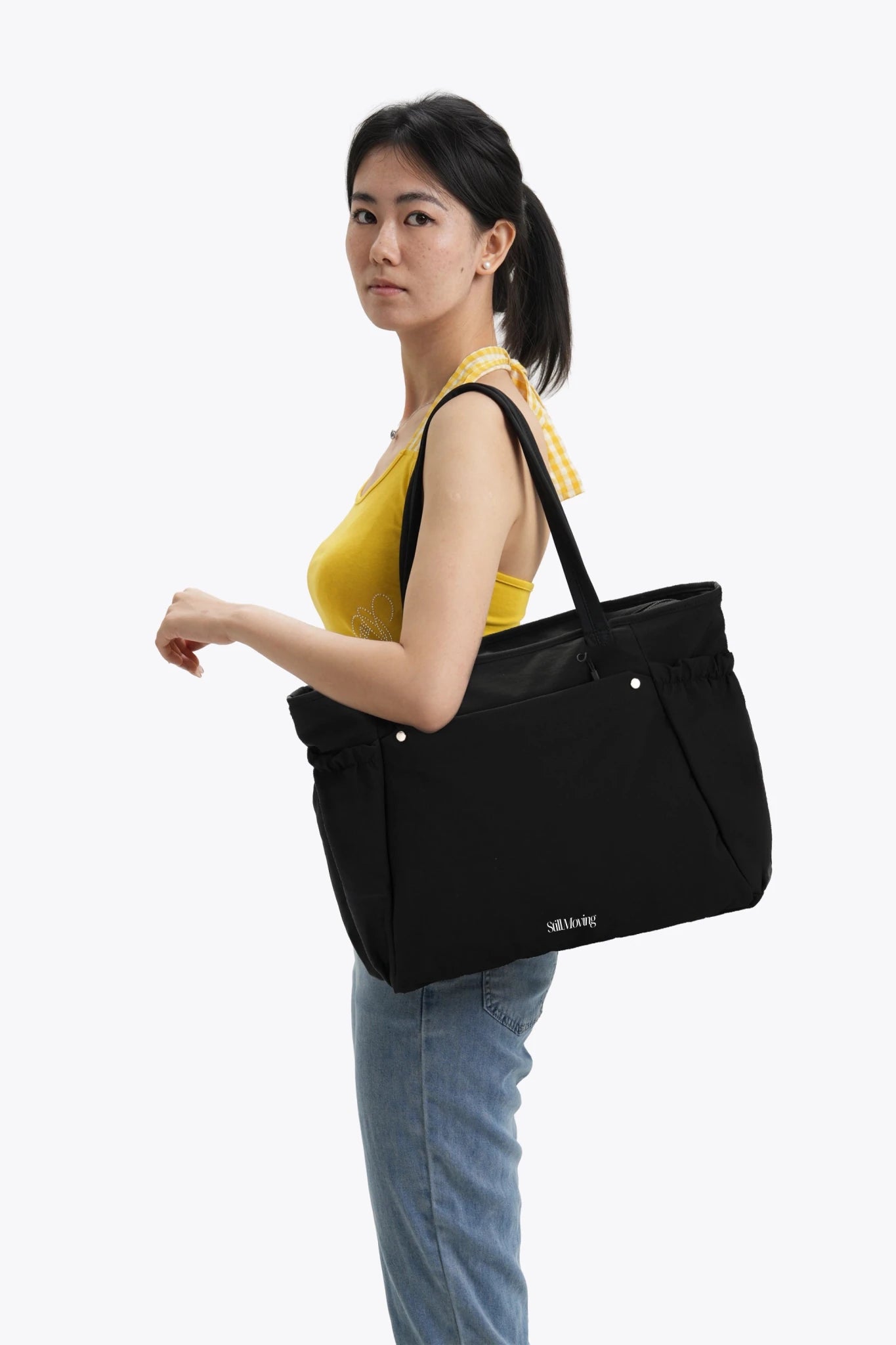Organized Everyday Tote (Black) - Thestillmoving.com