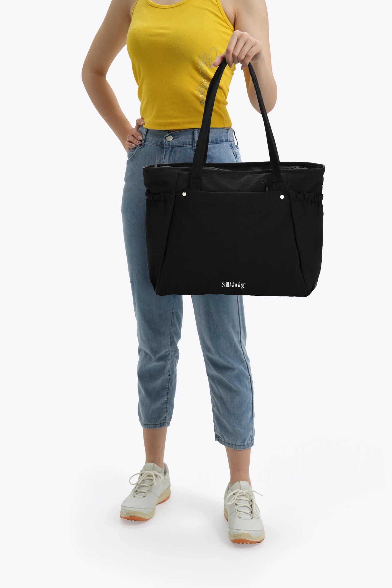 Organized Everyday Tote (Black) - Thestillmoving.com