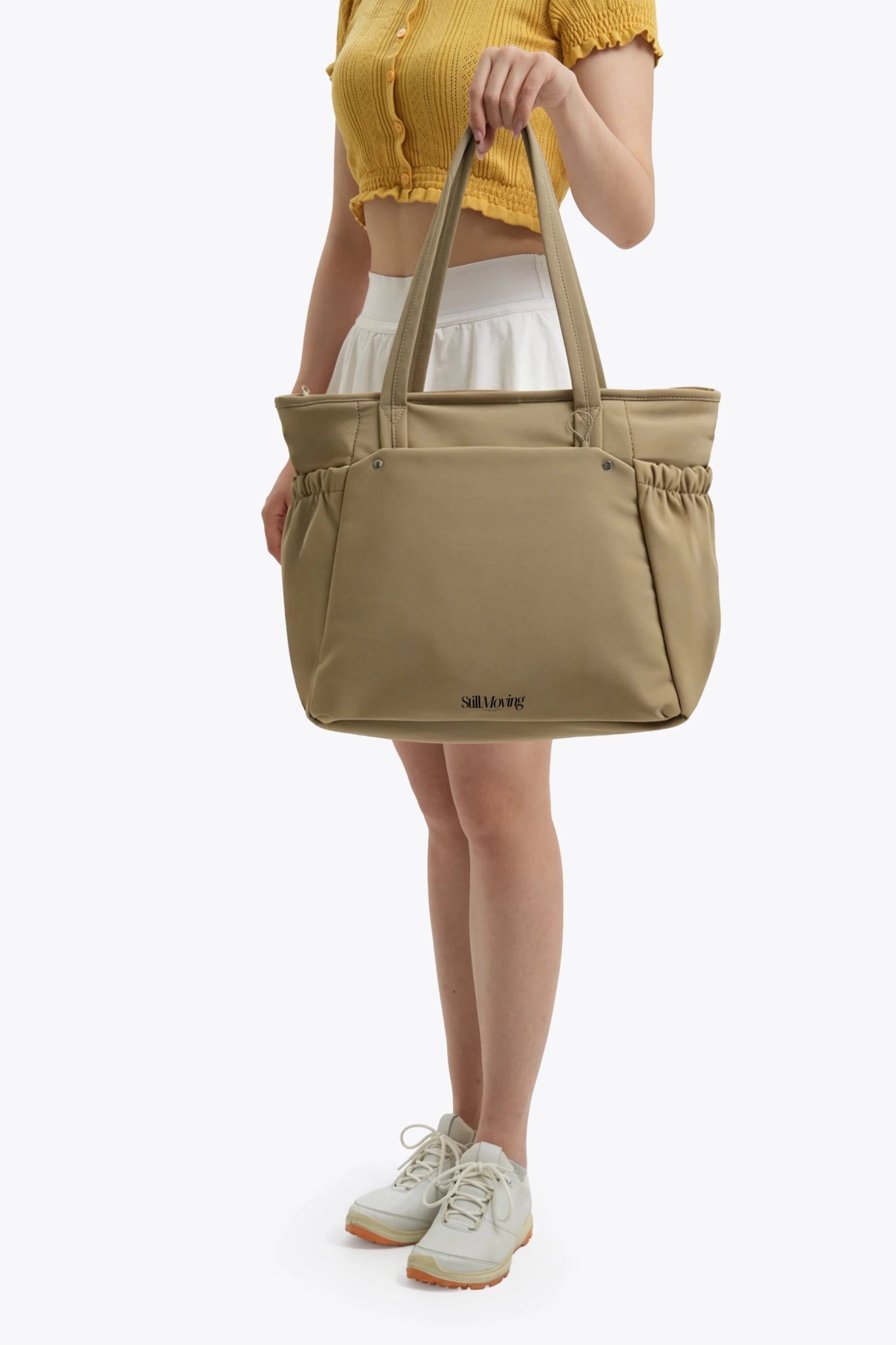 Organized Everyday Tote (Khaki) - Thestillmoving.com