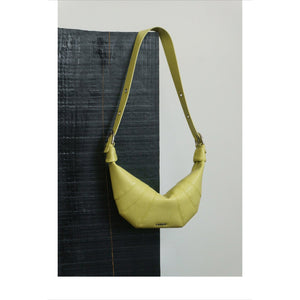 Soft Crescent - Shaped Vegan Leather Crossbody Bag for Light City Carry - Thestillmoving.com