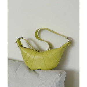 Soft Crescent - Shaped Vegan Leather Crossbody Bag for Light City Carry - Thestillmoving.com