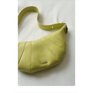 Soft Crescent - Shaped Vegan Leather Crossbody Bag for Light City Carry - Thestillmoving.com