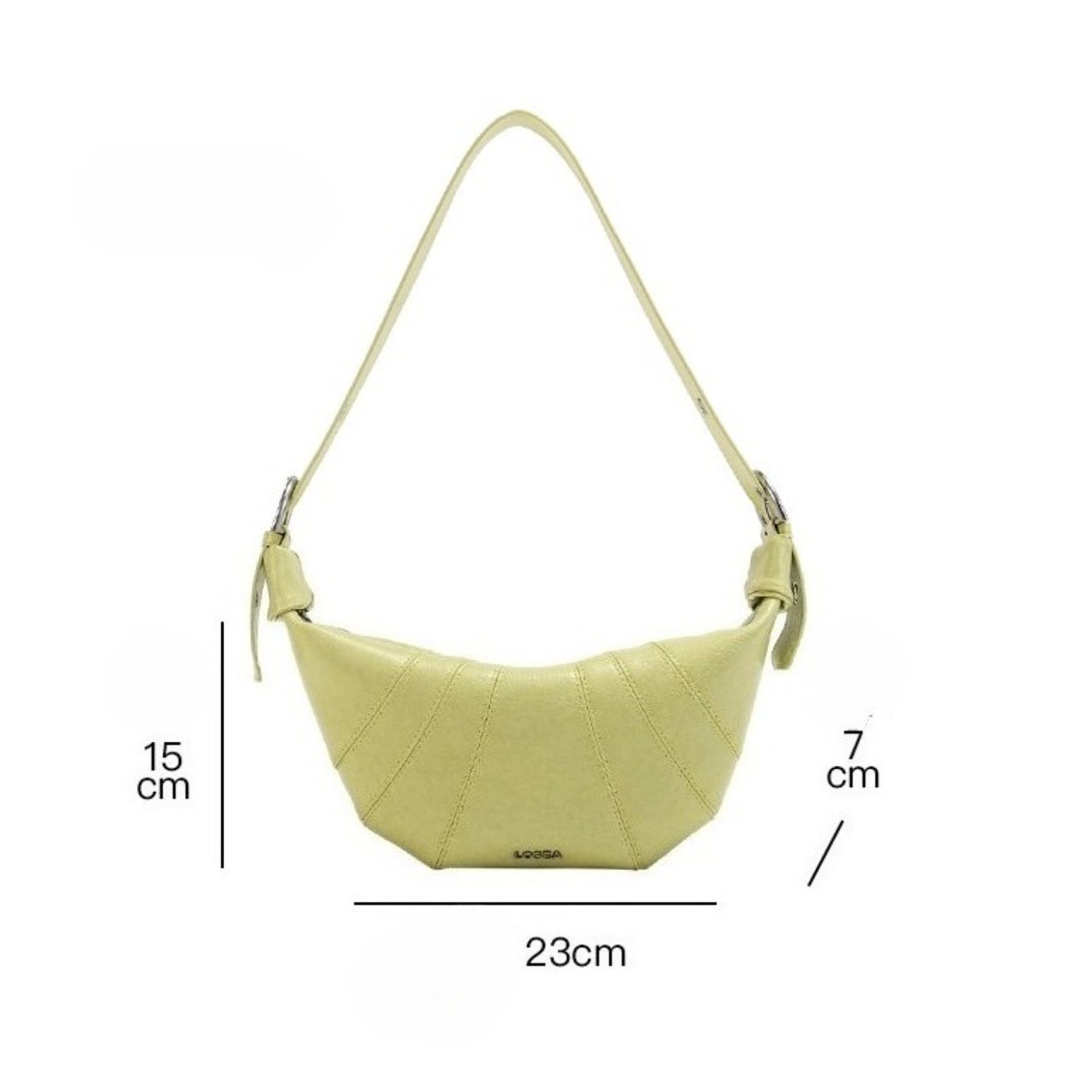 Soft Crescent - Shaped Vegan Leather Crossbody Bag for Light City Carry - Thestillmoving.com