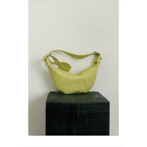 Soft Crescent - Shaped Vegan Leather Crossbody Bag for Light City Carry - Thestillmoving.com