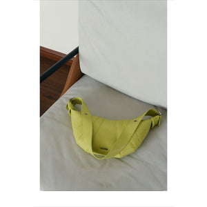 Soft Crescent - Shaped Vegan Leather Crossbody Bag for Light City Carry - Thestillmoving.com