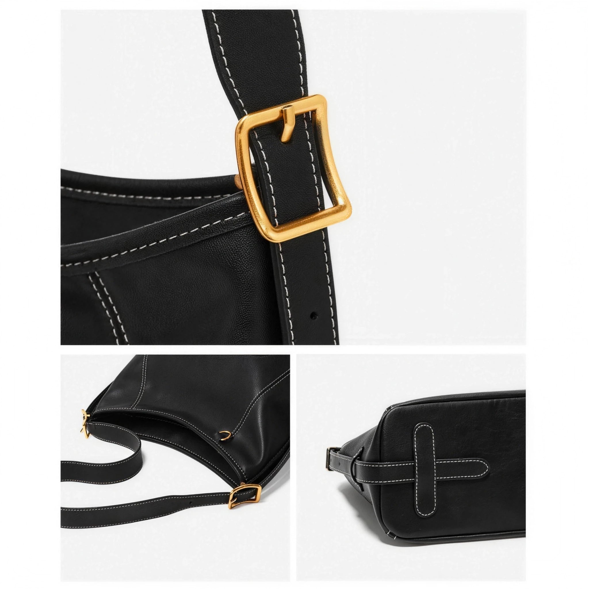 Soft Hobo - Style Leather Crossbody Bag - Thestillmoving.com