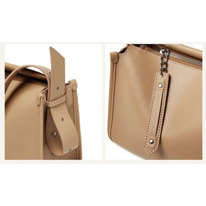 Soft Pillow - Style Leather Crossbody in Neutral Tones Everyday Crossbody Bag - Thestillmoving.com