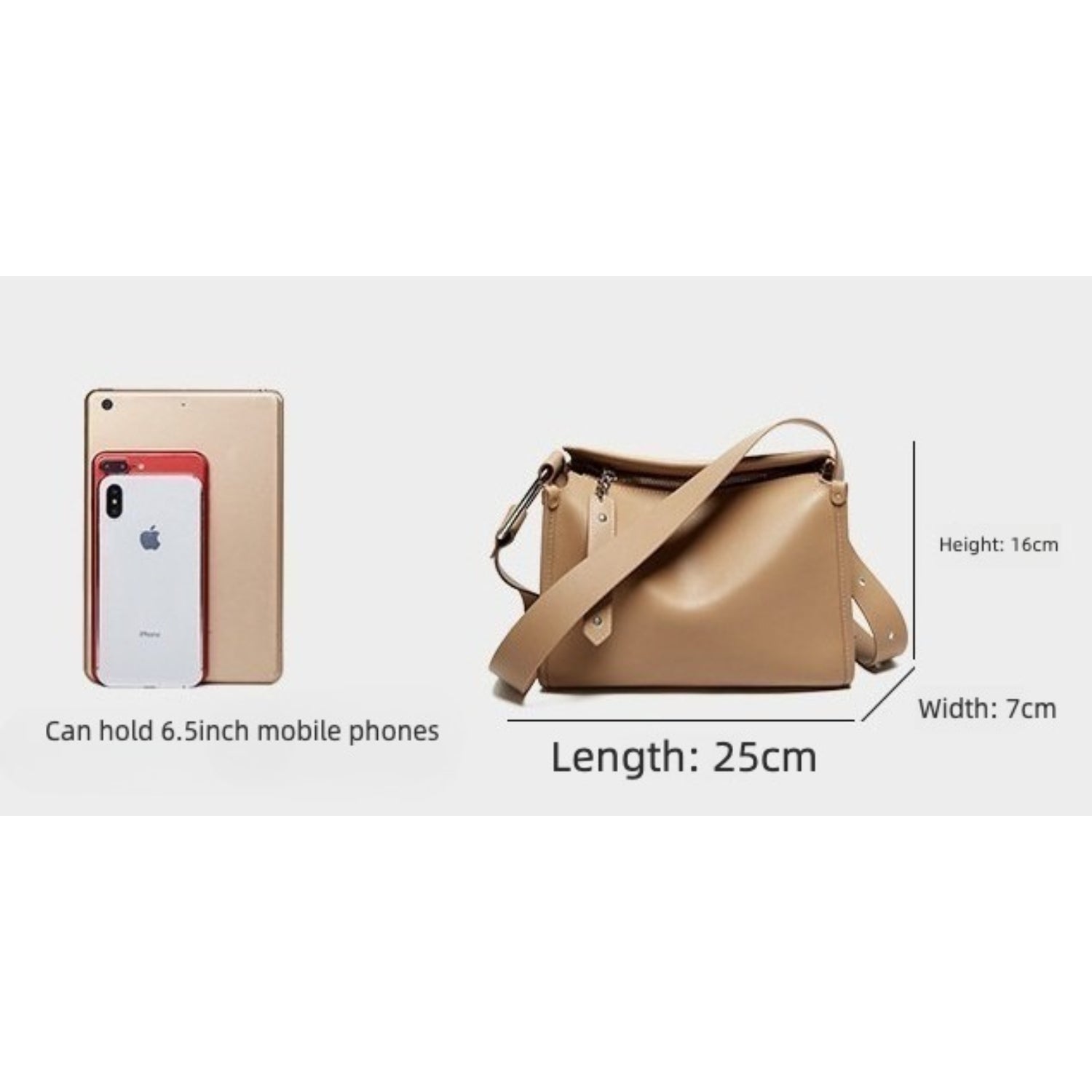 Soft Pillow - Style Leather Crossbody in Neutral Tones Everyday Crossbody Bag - Thestillmoving.com