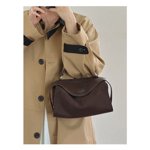 Soft Pillow - Style Leather Crossbody in Neutral Tones for City Movement - Thestillmoving.com