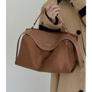 Soft Pillow - Style Leather Crossbody in Neutral Tones for City Movement - Thestillmoving.com