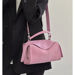 Soft Pillow - Style Leather Crossbody in Neutral Tones for City Movement - Thestillmoving.com